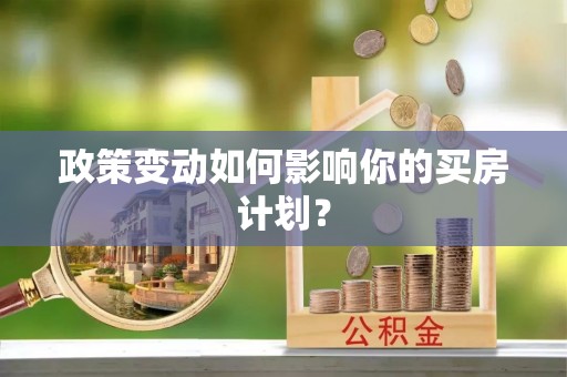 双柏政策变动如何影响你的买房计划？