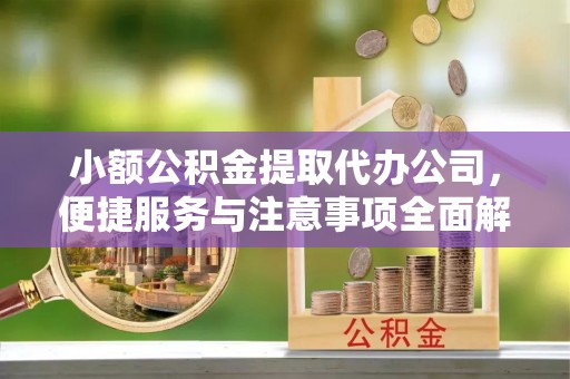 双柏小额公积金提取代办公司，便捷服务与注意事项全面解析