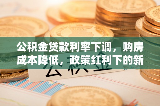 双柏公积金贷款利率下调，购房成本降低，政策红利下的新机遇