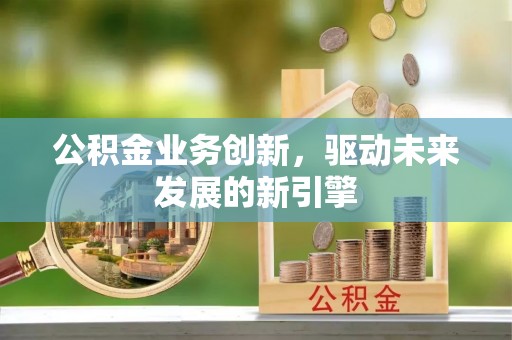 双柏公积金业务创新，驱动未来发展的新引擎
