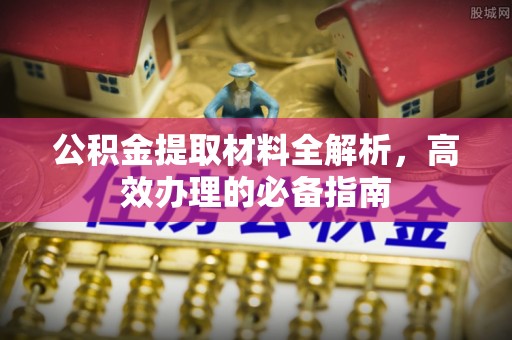双柏公积金提取材料全解析，高效办理的必备指南