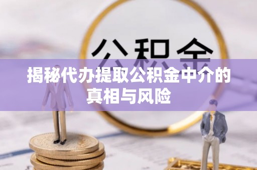 双柏揭秘代办提取公积金中介的真相与风险