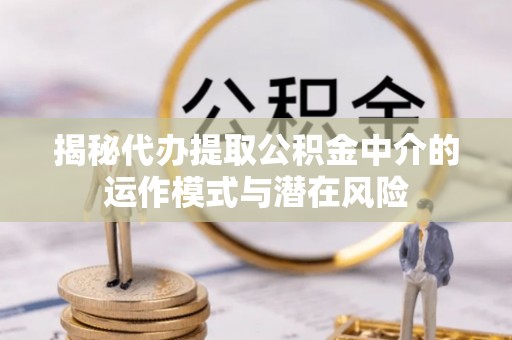 双柏揭秘代办提取公积金中介的运作模式与潜在风险