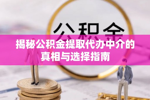 双柏揭秘公积金提取代办中介的真相与选择指南