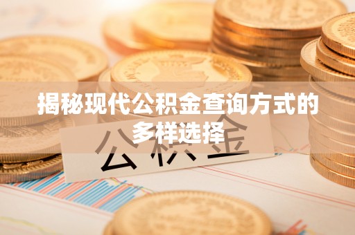 双柏揭秘现代公积金查询方式的多样选择