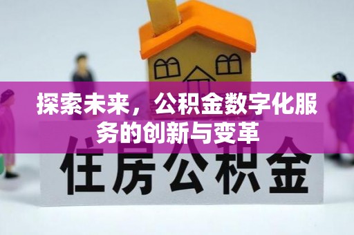 双柏探索未来，公积金数字化服务的创新与变革