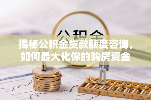 双柏揭秘公积金贷款额度咨询，如何最大化你的购房资金