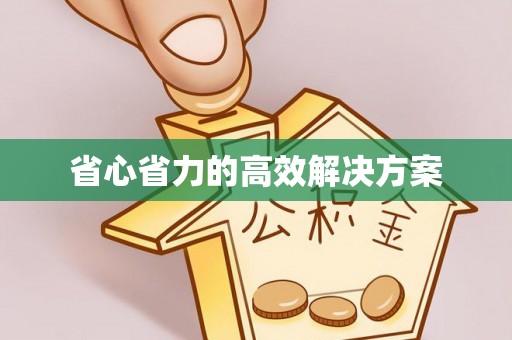 双柏省心省力的高效解决方案