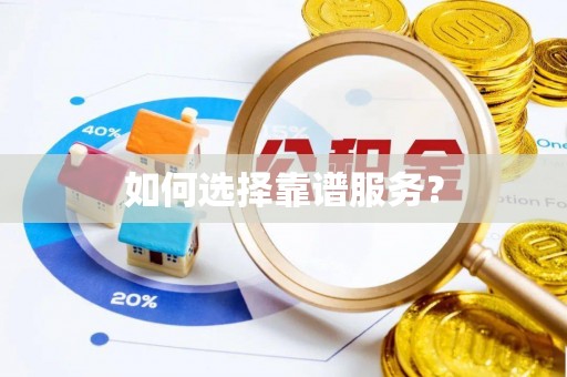 双柏如何选择靠谱服务？