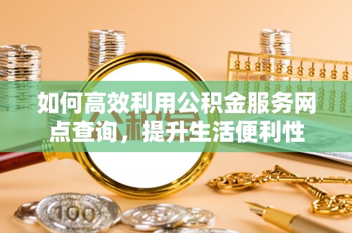 双柏如何高效利用公积金服务网点查询，提升生活便利性