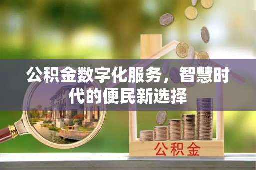双柏公积金数字化服务，智慧时代的便民新选择